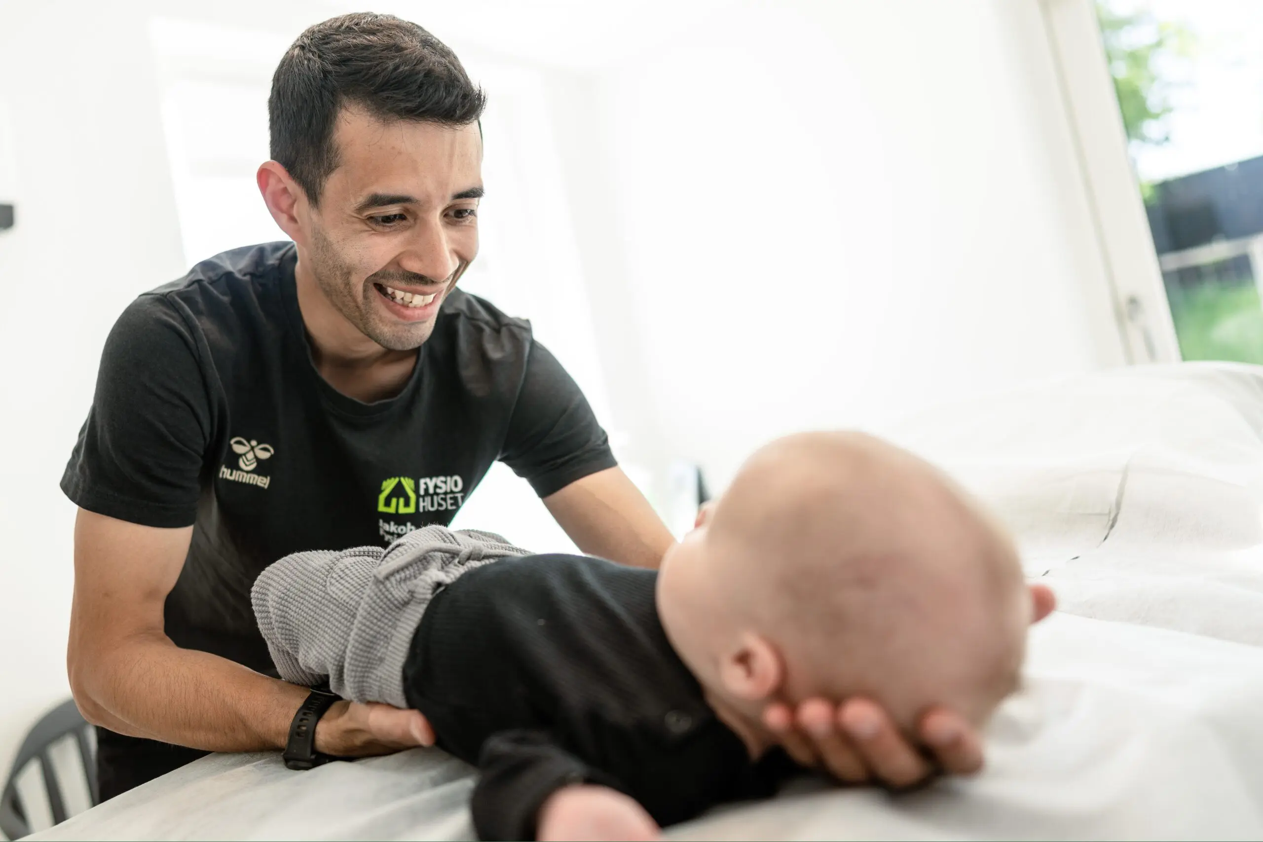 Babytjek hos fysiohuset i randers