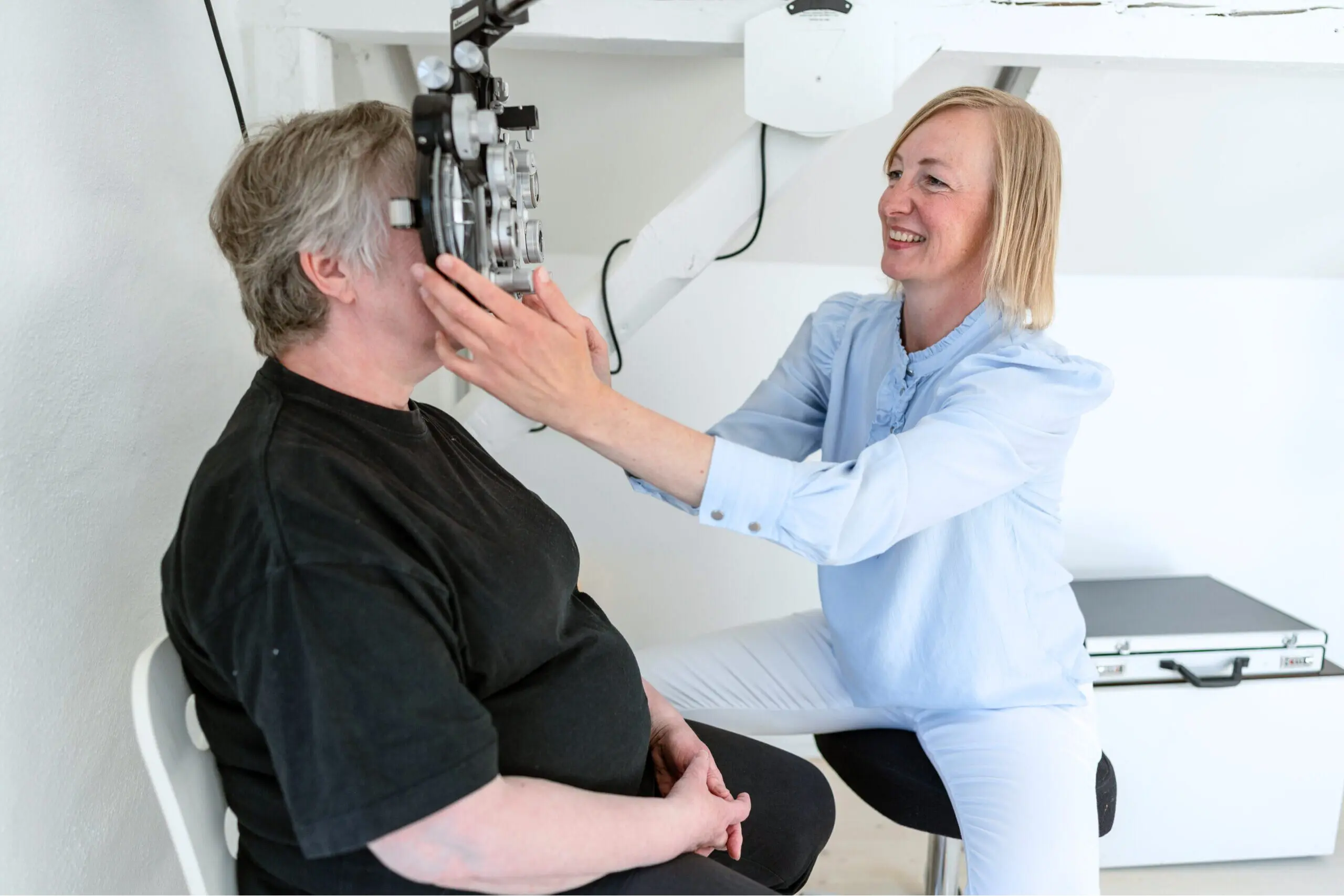 Synstræning med neurooptromitrist Birthe