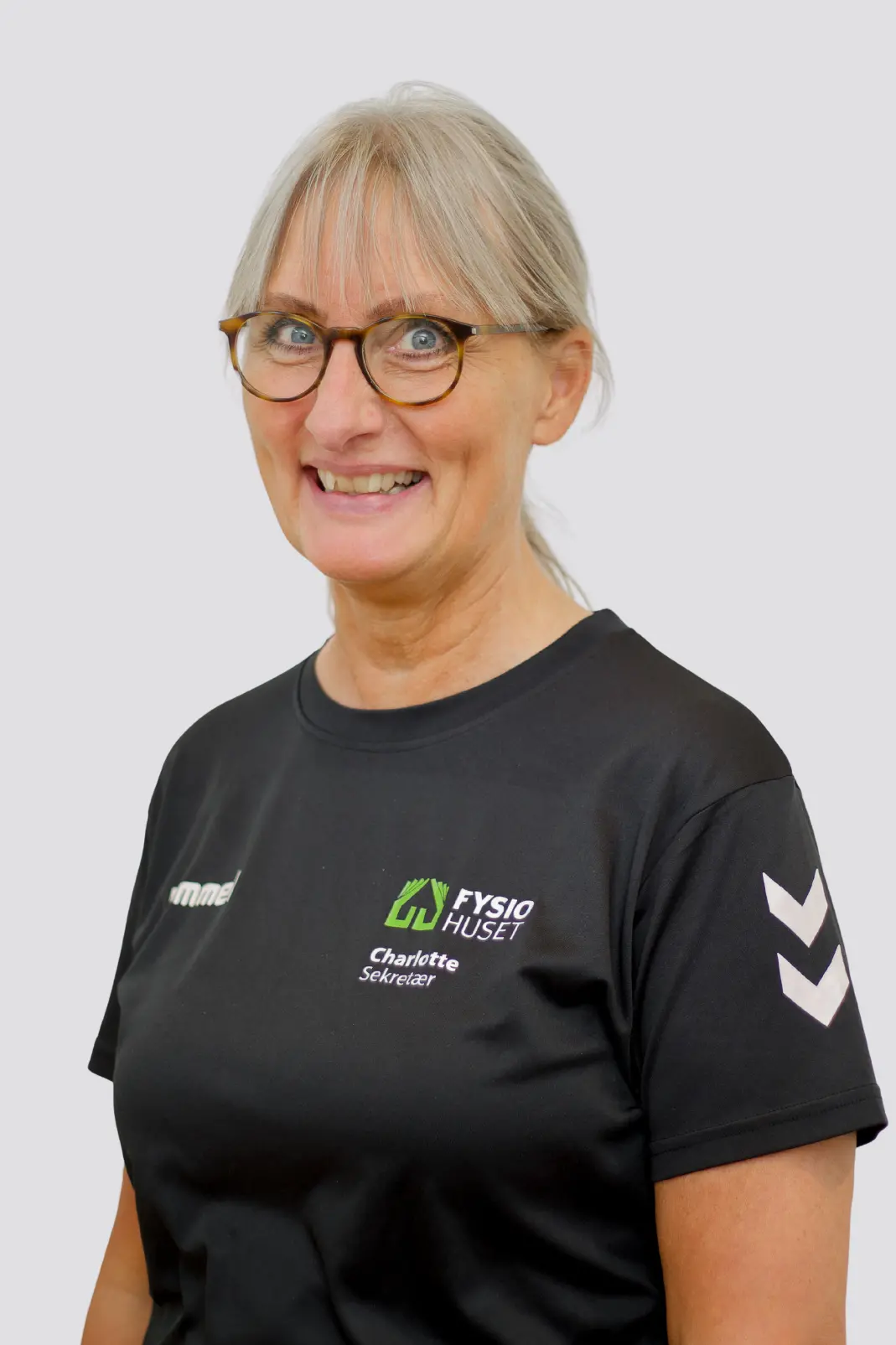 Billede af klinikkens sekretær, Charlotte